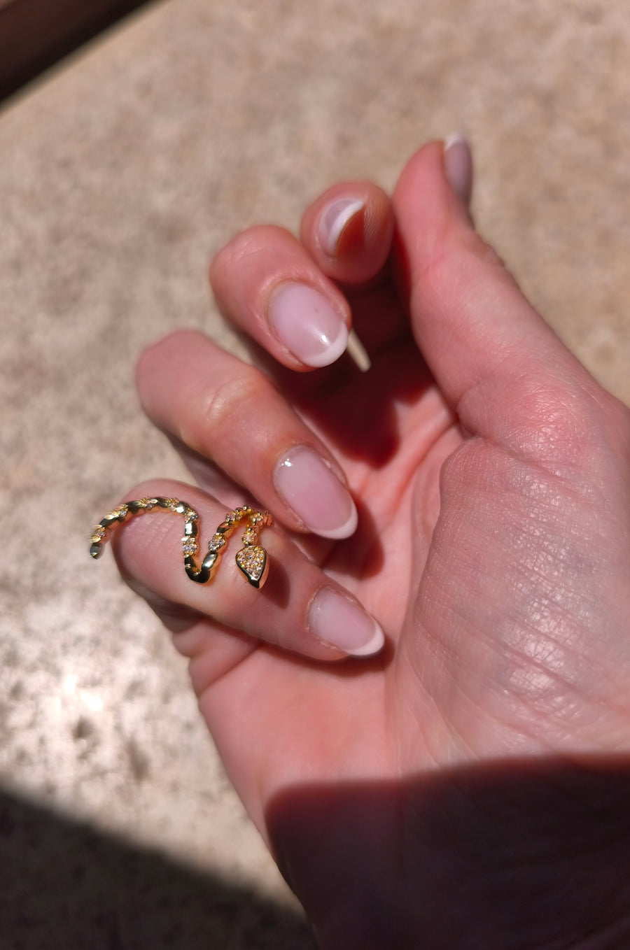 Anello da falange snake